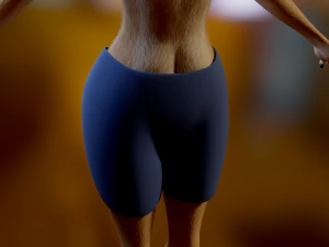 Mayala Anthro Lioness 3D Model