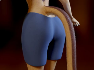 Mayala Anthro Lioness 3D Model