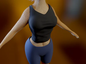 Mayala Anthro Lioness 3D Model