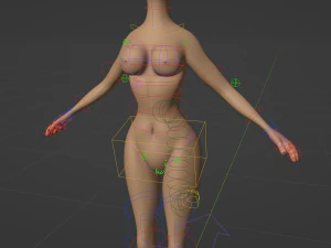 Mayala Anthro Lioness 3D Model