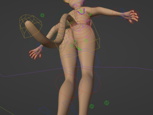 Mayala Anthro Lioness Modelo 3D
