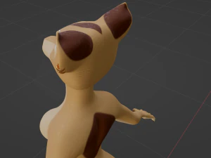 Mayala Anthro Lioness 3D Model