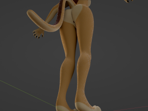 Mayala Anthro Lioness Modelo 3D