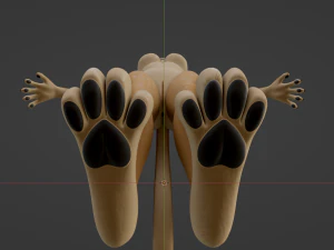 Mayala Anthro Lioness 3D Model