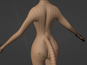 Mayala Anthro Lioness 3D Model