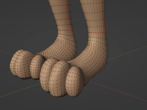Mayala Anthro Lioness 3D Model