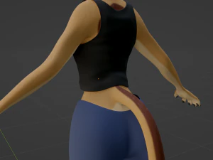 Mayala Anthro Lioness 3D Model