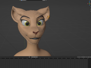 Mayala Anthro Lioness Modelo 3D