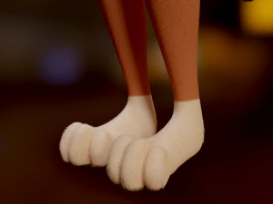 Tess Anthro Tiger 3D Model