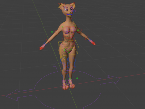 Tess Anthro Tiger 3D Model