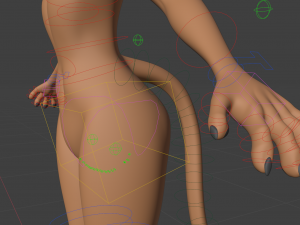 Tess Anthro Tiger 3D Model