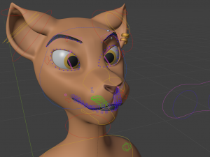 Tess Anthro Tiger 3D Model