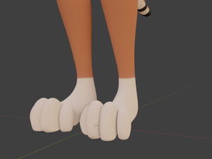 Tess Anthro Tiger 3D Model