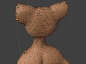Tess Anthro Tiger 3D Model