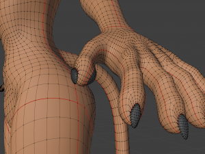 Tess Anthro Tiger 3D Model