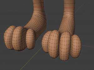 Tess Anthro Tiger 3D Model