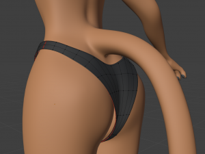 Tess Anthro Tiger 3D Model