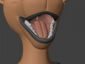 Tess Anthro Tiger 3D Model