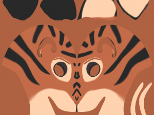Tess Anthro Tiger 3D Model