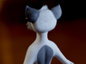 Koda Anthro Wolf 3D Модель