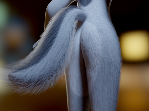 Koda Anthro Wolf 3D Модель