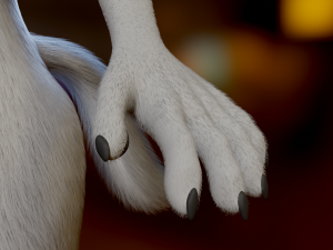 Koda Anthro Wolf 3D Модель