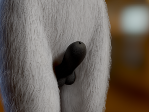 Koda Anthro Wolf 3D Модель