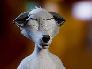 Koda Anthro Wolf 3D Модель
