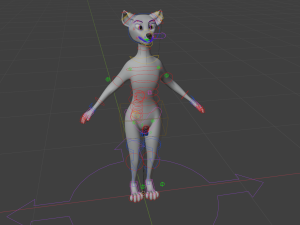 Koda Anthro Wolf 3D Модель