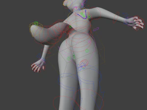 Koda Anthro Lupo Modello 3D