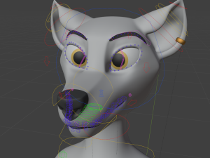 Koda Anthro Wolf 3D Модель