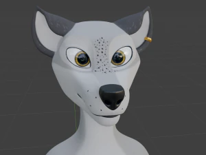 Koda Anthro Lupo Modello 3D