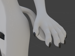 Koda Anthro Wolf 3D Модель