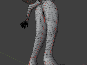 Koda Anthro Wolf 3D Модель