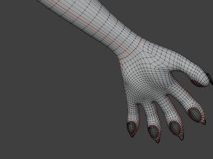 Koda Anthro Wolf 3D Модель