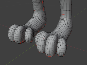 Koda Anthro Wolf 3D Модель