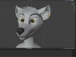 Koda Anthro Wolf 3D Модель