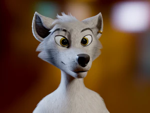 Victor Anthro Wolf 3D Model
