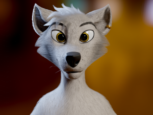 Victor Anthro Wolf 3D 모델