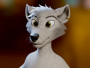 Victor Anthro Wolf 3D Model