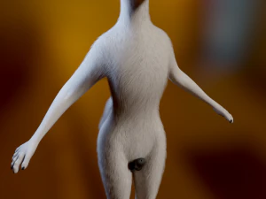 Victor Anthro Wolf 3D Model
