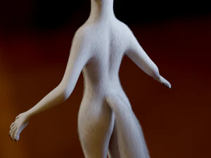 Victor Anthro Wolf 3D Model