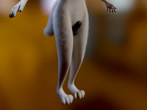 Victor Anthro Wolf 3D Model