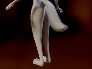 Victor Anthro Wolf 3D Model