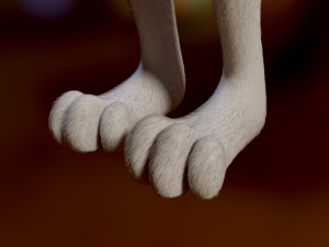 Victor Anthro Wolf 3D 모델