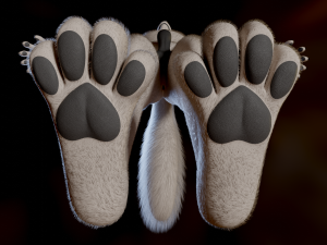Victor Anthro Wolf 3D 모델