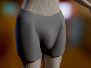 Victor Anthro Wolf 3D Model