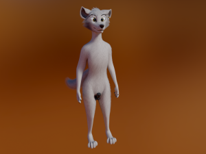 Victor Anthro Wolf 3D 모델
