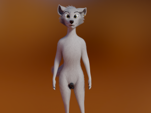 Victor Anthro Wolf 3D 모델