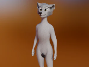 Victor Anthro Wolf 3D Model